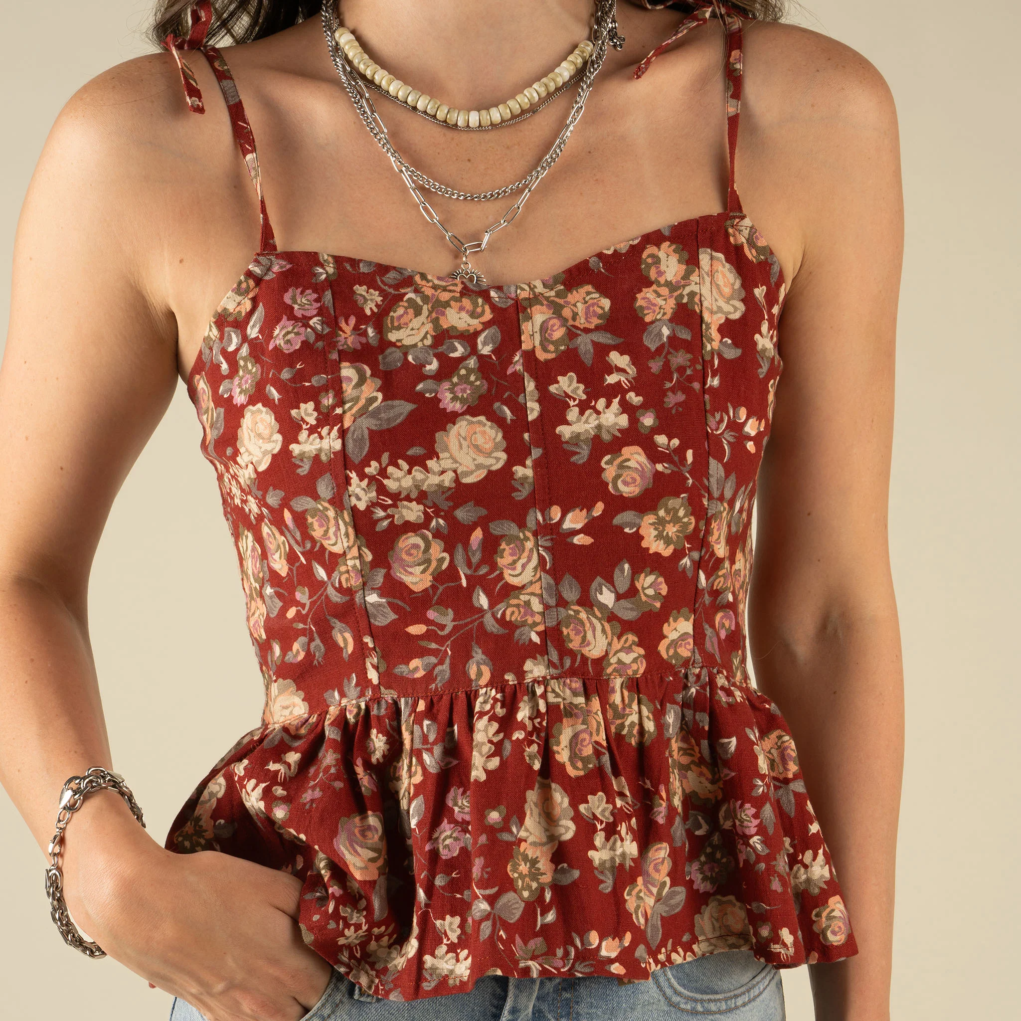 Clementine Tie Top - Image 3