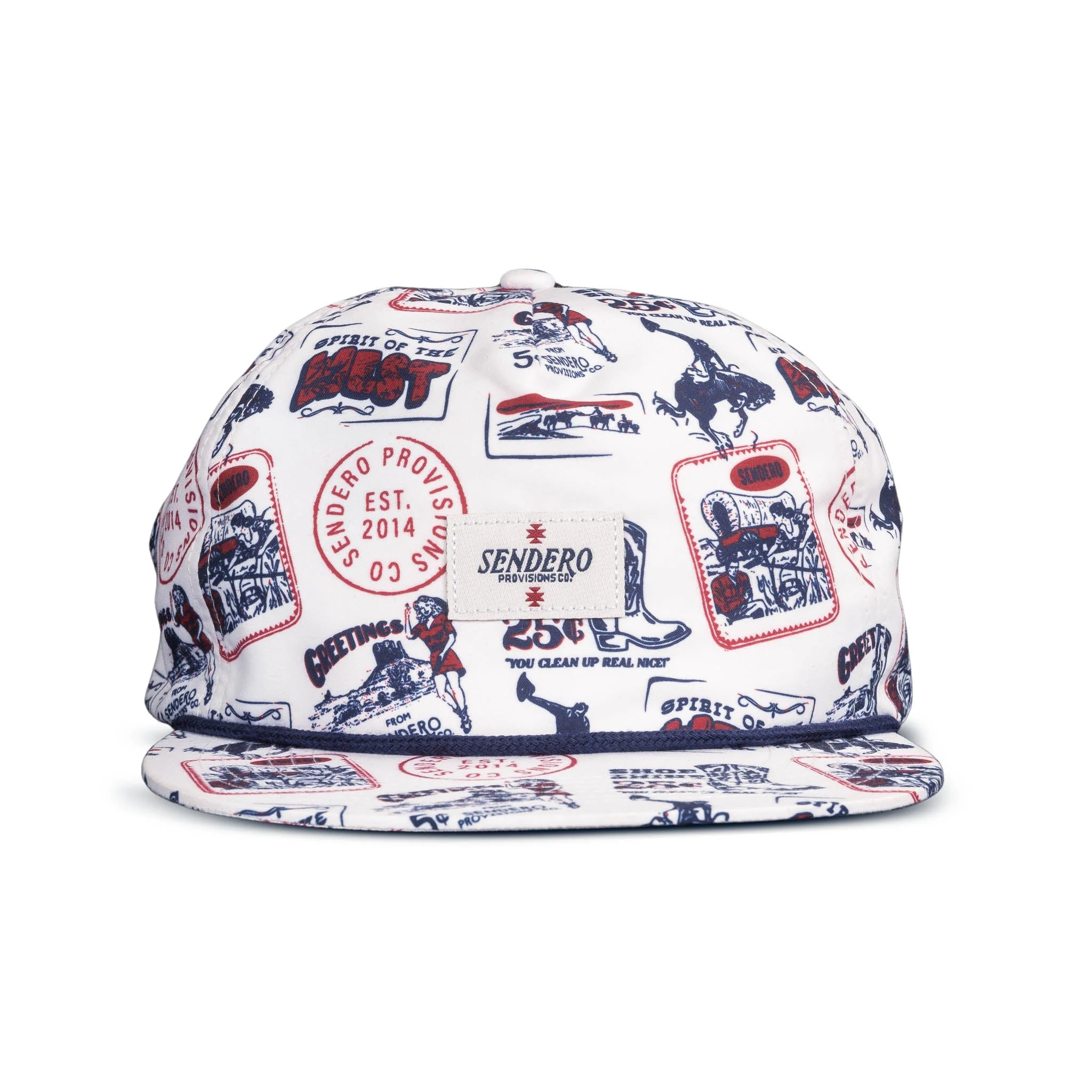 Postcard Print Hat - Image 4